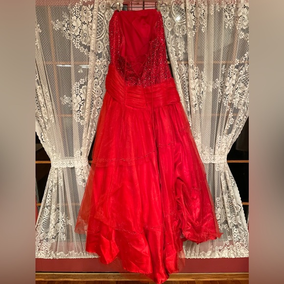 Red Prom Dress - Picture 2 of 4